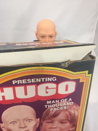 Vintage 1975 Kenner Hugo Man of a Thousand Faces with Box & Accessories 10