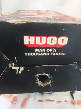 Vintage 1975 Kenner Hugo Man of a Thousand Faces with Box & Accessories 9