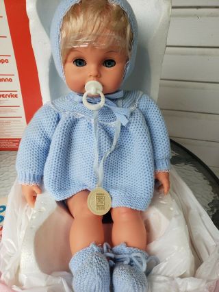 Vintage 21 " Collectable Cicciobello Baby Doll Toy Made In Italy Ciccio