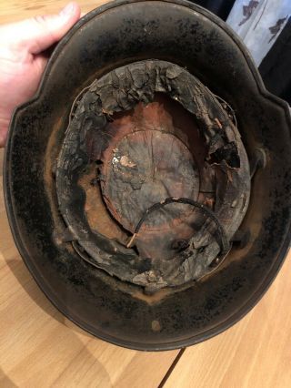Absolutely Gorgeous And Extremely Rare Ww 2 Crash Crew Helmet,  Military Germ An 7