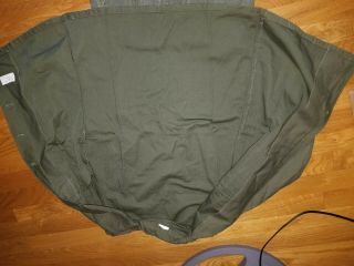 Vtg 70 ' s Air Force OG 107 Cotton Sateen Utilities Trousers & Short Sleeve Shirt 5