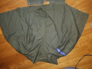 Vtg 70 ' s Air Force OG 107 Cotton Sateen Utilities Trousers & Short Sleeve Shirt 9