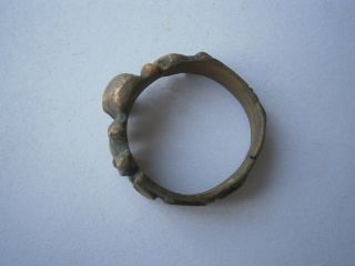 Soldier ' s or officer ' s RING Skull & Bones SPECIAL FORCE Shock troops Assault WW1 6