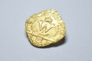 Antique German Pin Medal EIN REICH EIN VOLK EIN GOTT Kaiser Patriotic - Hermling 3