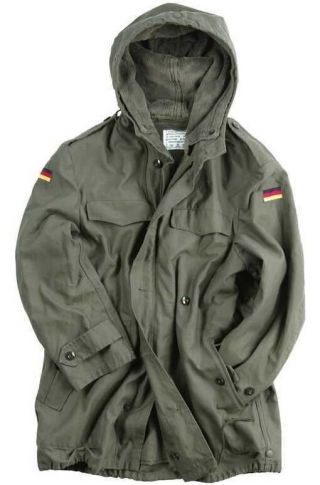 Classic German Army Nato Parka Military Combat Lined Winter Coat S - 6xl