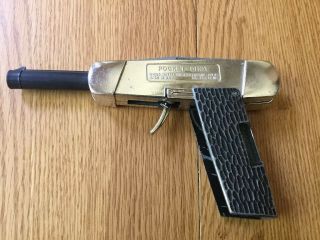 Agent Zero M Pocket - Shot Cap Gun Pocket Knife Made U.  S.  A.  By Mattel 1966