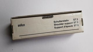 Vintage BRAUN ST 3 Shoulder Support Tripod Camera Film Photography Bauhaus 1970s 4