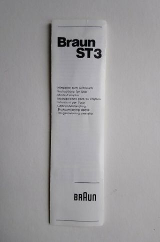 Vintage BRAUN ST 3 Shoulder Support Tripod Camera Film Photography Bauhaus 1970s 8