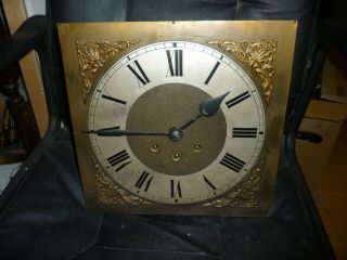 Antique Brass Dial Longcase Grandfather Clock Springer Westminster Movement