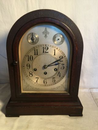 Antique Seth Thomas Mantle Bracket Westminster Chime Clock 1900s 113a