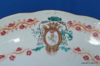 1750 Chinese Rare Bishop Spain ? Plate Armorial Porcelain Cup 18thc Export Vase