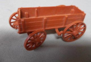 Marx Wagon Train Playset Red Wagon,  Tan Cover,  Accessories,  L@@K 10