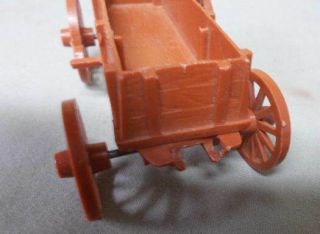 Marx Wagon Train Playset Red Wagon,  Tan Cover,  Accessories,  L@@K 11