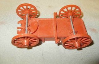 Marx Wagon Train Playset Red Wagon,  Tan Cover,  Accessories,  L@@K 3