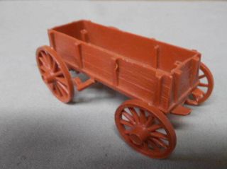 Marx Wagon Train Playset Red Wagon,  Tan Cover,  Accessories,  L@@K 9