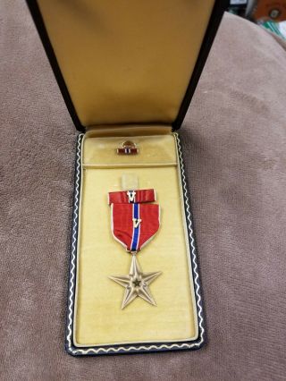 Vietnam War KIA Bronze Star W Valor 1st Cavalry Killed In Action Valor Device 1 5