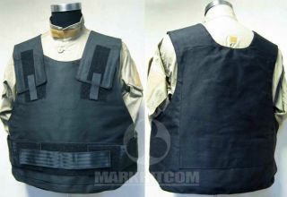 Sas Sbs Spec - Ops Armourshield Black Color Canvas Rev Cover Vest Only M Size