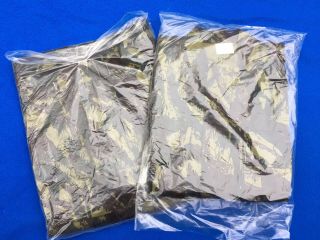 Jacket & Pants Set Old Stock Portuguese Marines Lizard Camo Large In Bag 11