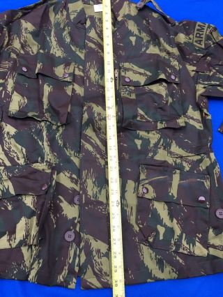 Jacket & Pants Set Old Stock Portuguese Marines Lizard Camo Large In Bag 6