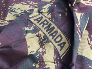 Jacket & Pants Set Old Stock Portuguese Marines Lizard Camo Large In Bag 8