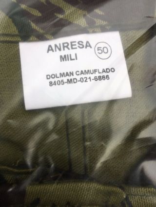 Jacket & Pants Set Old Stock Portuguese Marines Lizard Camo Large In Bag 9
