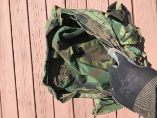 US MILITARY ALICE FIELD PACK MEDIUM LC - 2 RUCKSACK COMPLETE W/ FRAME WOODLAND 3