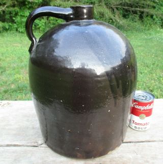 Antique FLAWLESS - RARE 1800 ' s HUGE WHISKEY BEE HIVE JUG 3 Gallon Blue Sheen 3