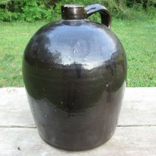 Antique FLAWLESS - RARE 1800 ' s HUGE WHISKEY BEE HIVE JUG 3 Gallon Blue Sheen 7