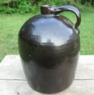 Antique FLAWLESS - RARE 1800 ' s HUGE WHISKEY BEE HIVE JUG 3 Gallon Blue Sheen 8