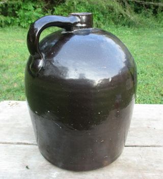Antique FLAWLESS - RARE 1800 ' s HUGE WHISKEY BEE HIVE JUG 3 Gallon Blue Sheen 9