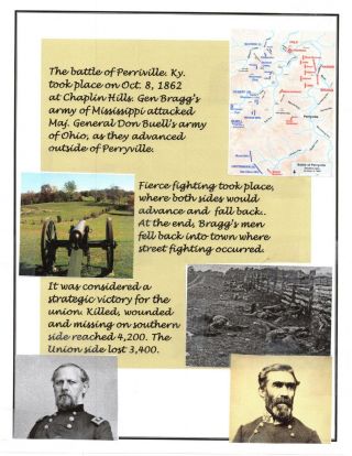 Cannon ball,  grap shot stand. ,  Battle of Perryville,  CIVIL WAR ARTILLERY 9