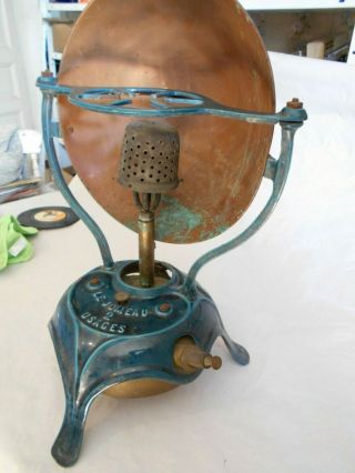 Vintage camping stove & Parabellum heater Le Jumeau 2 usages art nouveau 3