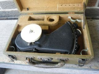 WW2 ROYAL CANADIAN AIR FORCE LINK AVIATION DEVICES BUBBLE SEXTANT MODEL A - 12 11