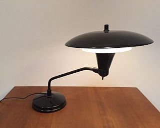 Mid Century Modern Ufo Desk Lamp Vintage Atomic Space Age.