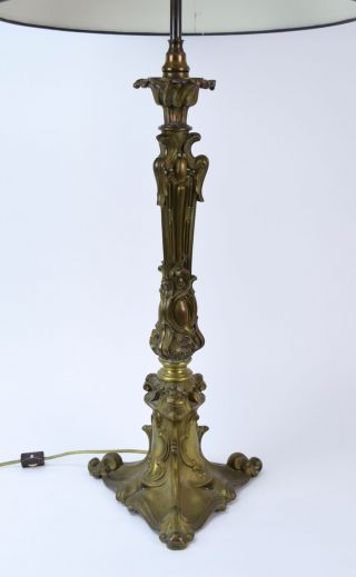 Vintage Bronze Louis XV Style 4 - Light Table Lamp 2