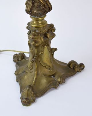 Vintage Bronze Louis XV Style 4 - Light Table Lamp 4
