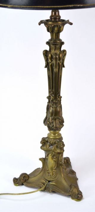 Vintage Bronze Louis XV Style 4 - Light Table Lamp 5