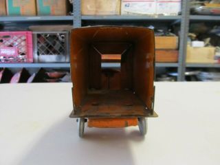 Metalcraft Vintage Toy Town Delivery Box Truck Stamped Steel Pressed Steel 5