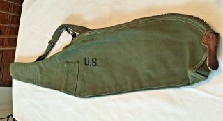 Ww2 Us Dated 1944 M.  D.  Mfg.  Co.  M1 Carbine Rifle Canvas Carrying Case