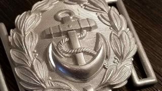 WW2 WWII German Military Kriegsmarine Naval Navy belt buckle 3