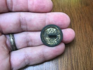 Dug pre Civil War 1 - Piece Navy Coat Button With Great Gold 2
