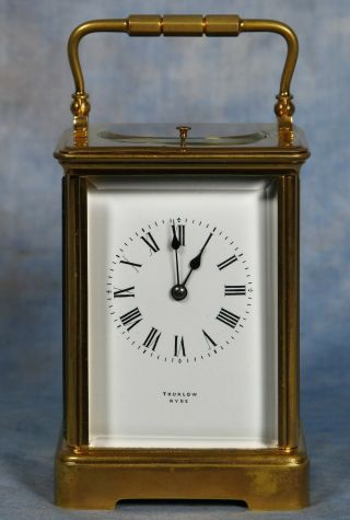 Antique French Grande Sonnerie Quarter Repeater Carriage Clock 19th Century