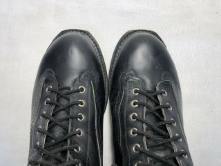 US MILITARY ARMY MOUNTAIN SKI BOOT LEATHER 10TH SFG CHIPPEWA BOOTS 12D VINTAGE 5
