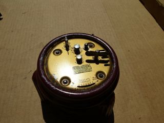 Kal Klok Novelty Tape Measure Calendar Rotary Dial Shelf Clock Vintage 1930 