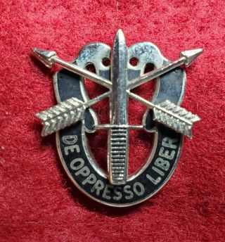 1960s Special Forces Pierced Skull Crest Di Dui No Hm