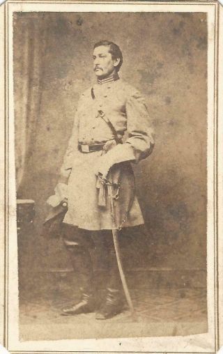 Cdv Colonel Harry Gilmore 2nd Maryland Cavalry
