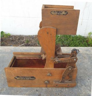 Wooden Mechanical Toy Made By Wm S Tower Hingham Toys Circa ?