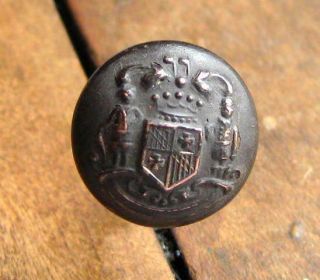 Pre Civil War ?? Antique Wisconsin Volunteers Uniform Button / Military Militia