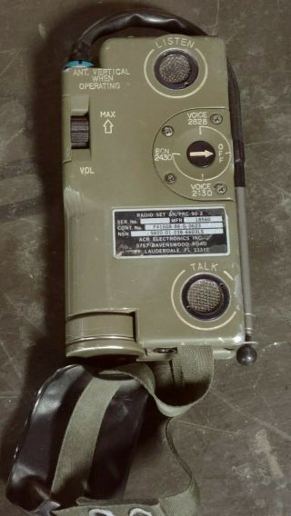 Military Surplus Pilot Survival Field Radio Set An/prc 90 - 2 86 - G - 0623