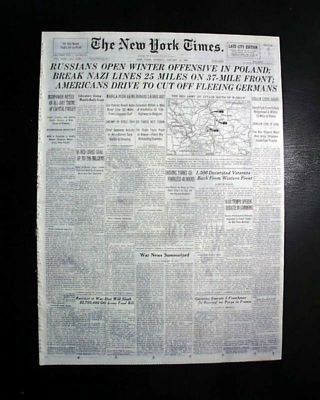 MALMEDY MASSACRE American Captives Killed Battle of the Bulge WWII1945 Newspaper 6